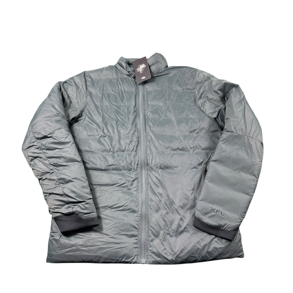 Under Armour Gray 700 Down Fill XFL Full Zip Men's‎ Puffer Jacket Size Small NWT